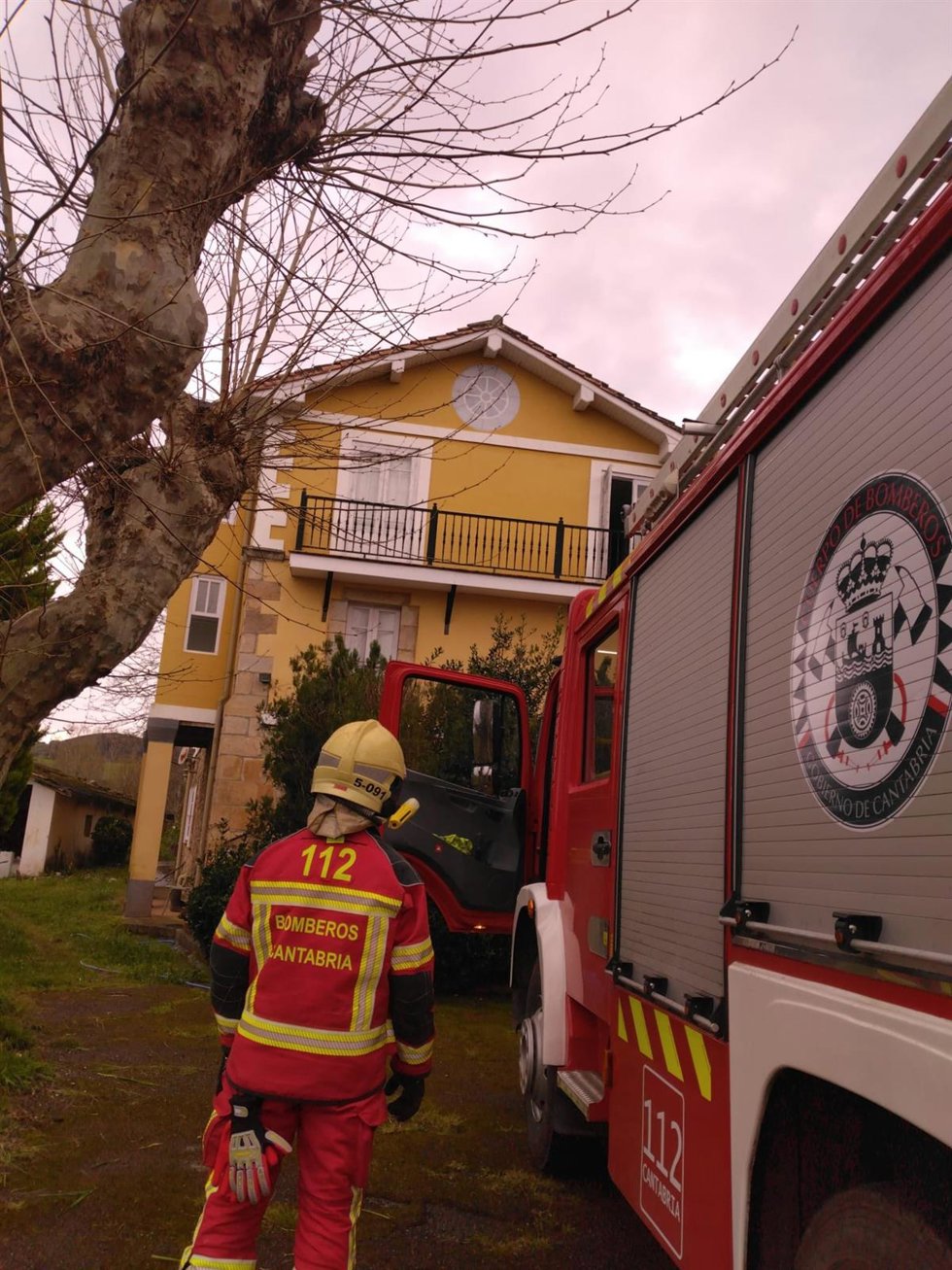 Extinguido un incendio en una vivienda en Penagos