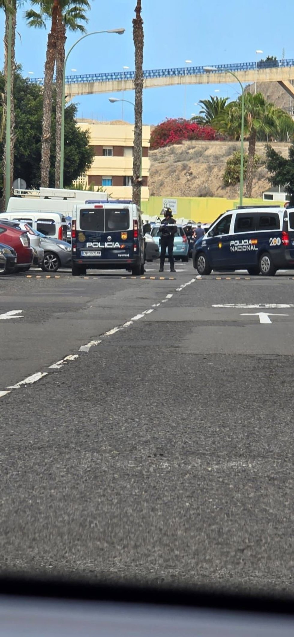 Detenidas seis personas tras un intento fallido de asalto a un furgón de recaudación en Las Palmas de Gran Canaria