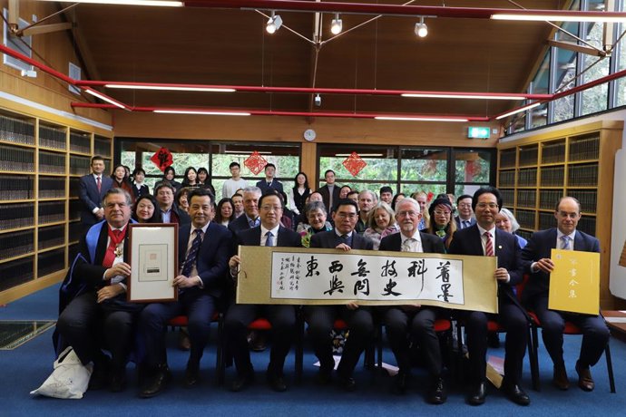 Guests from China and the UK gathered together