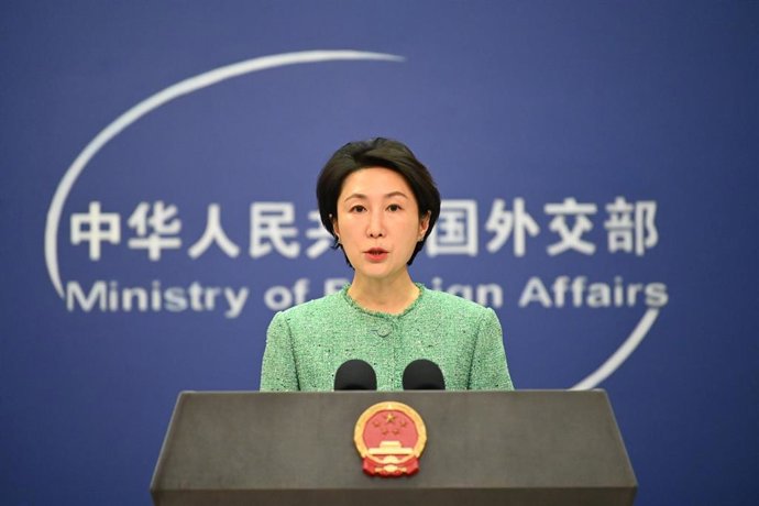Archivo - La portavoz del Ministerio de Exteriores de China, Mao Ning.