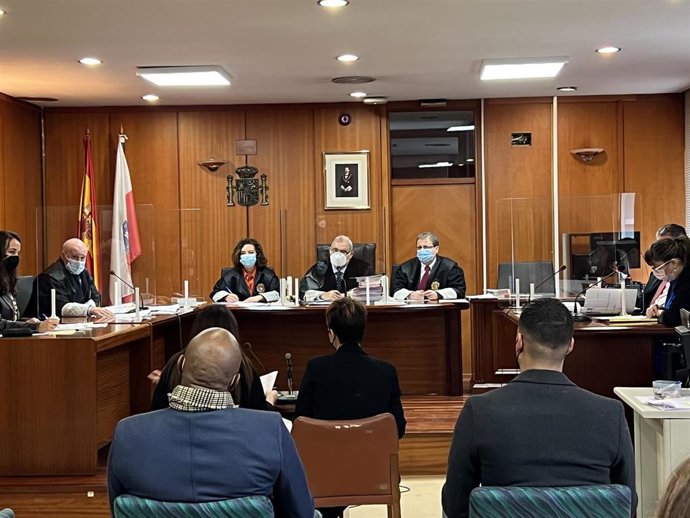 Archivo - Imagen de archivo del juicio celebrado en febrero de 2022 en la Audiencia Provincial