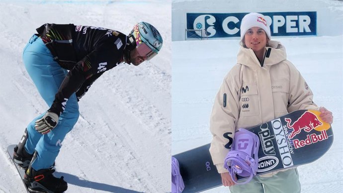 Los 'riders' españoles Lucas Eguibar y Queralt Castellet.