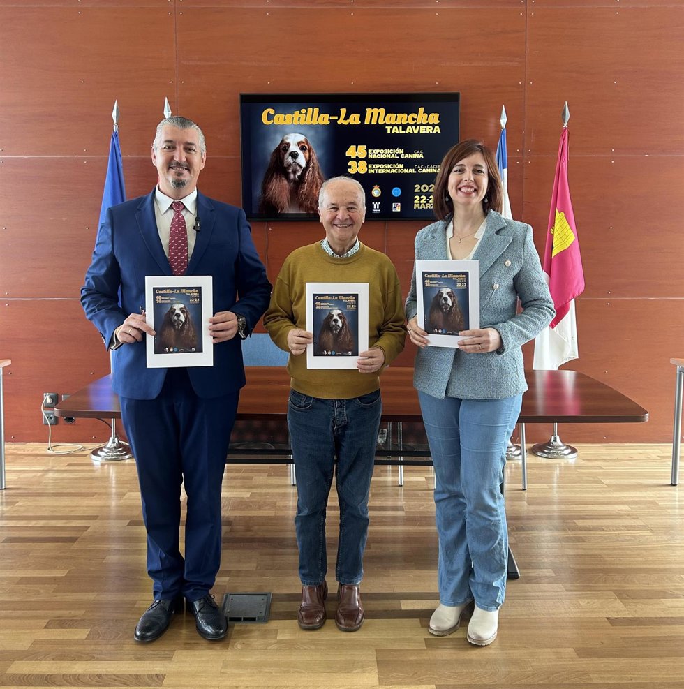 Presentación de la Exposición Nacional e Internacional Canina de CLM en Talavera Ferial.