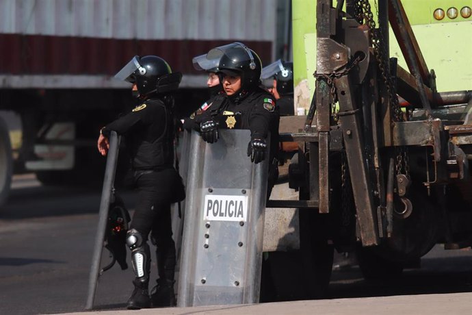 Policías mexicanos, en una imagen de archivo.