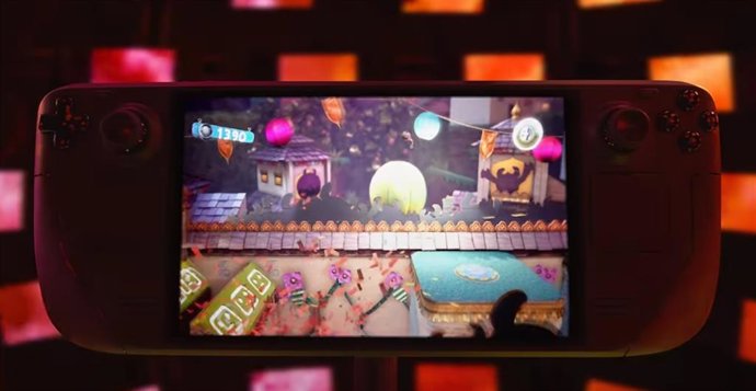 El software SteamOS en la consola portátil Steam Deck