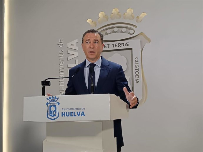Archivo - El primer teniente alcalde y portavoz del equipo de Gobierno en el Ayuntamiento de Huelva, Felipe Arias.