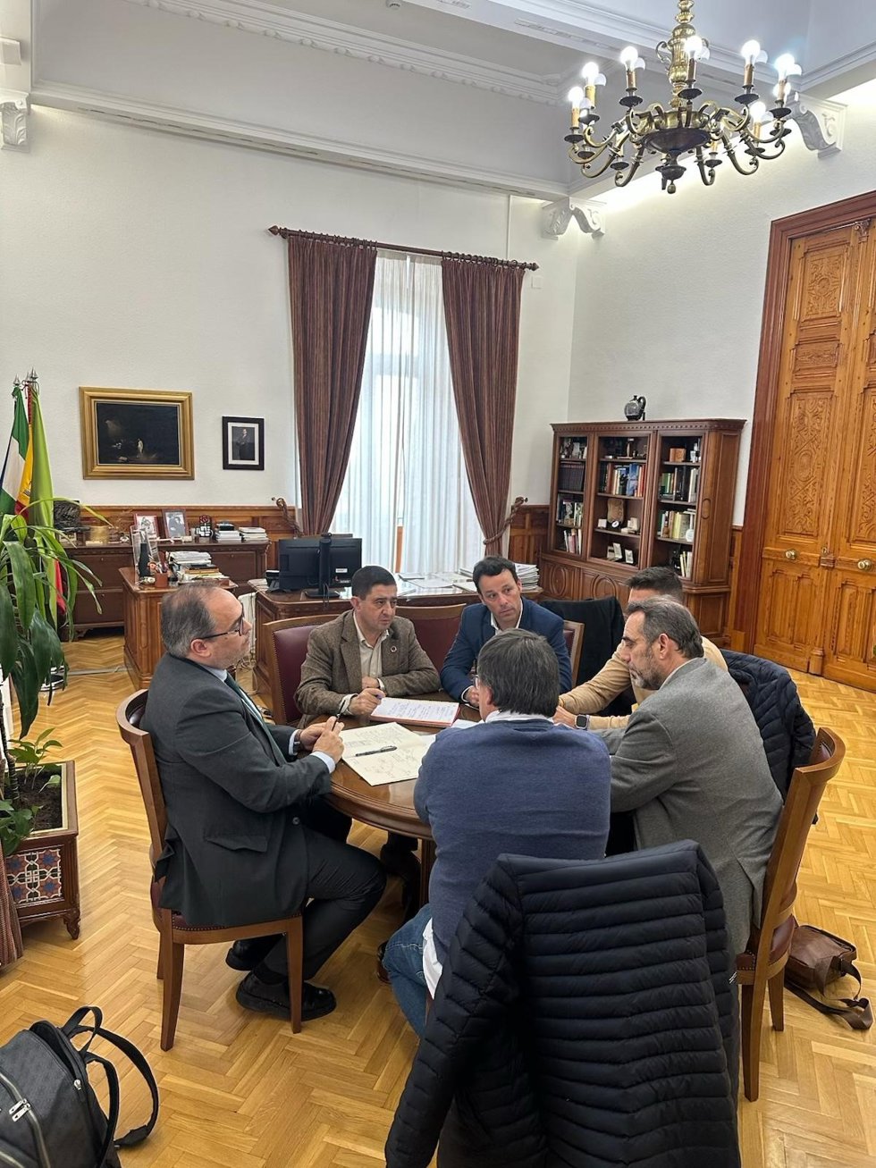 Encuentro sobre las obras de la autopista ferroviaria Algeciras-Zaragoza.