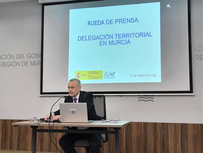 El delegado territorial de la Agencia Estatal de Meteorología (Aemet), Juan Esteban Palenzuela