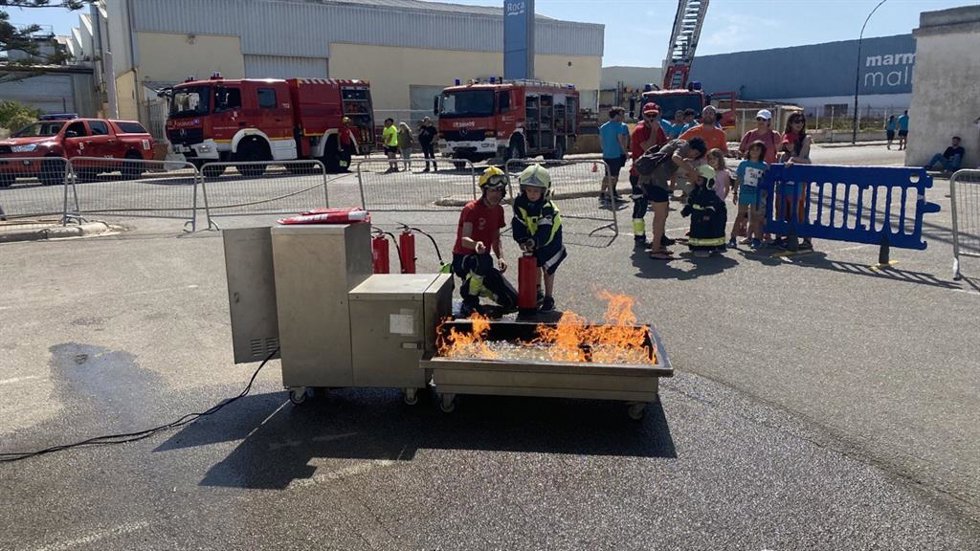 Una actividad de Bomberos de Mallorca.