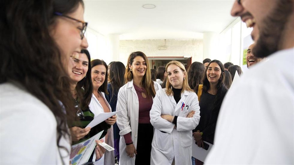 Residentes del Hospital Juan Ramón Jiménez de Huelva.