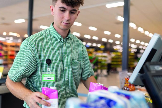 Un treballador de Mercadona