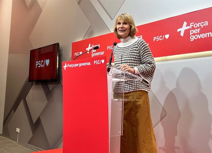 La vice-primera secretària i portaveu del PSC, Lluïsa Moret