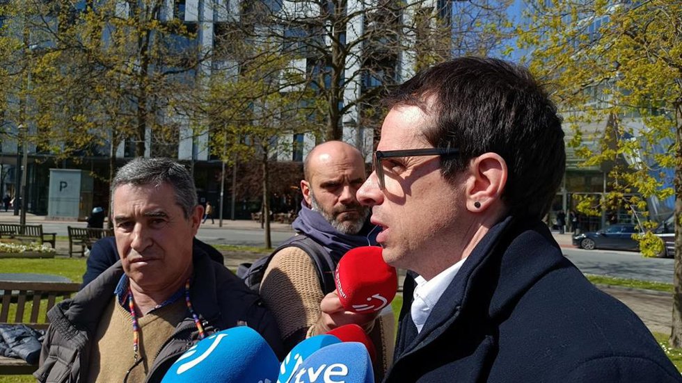 El líder de EH Bildu en el Parlamento Vasco, Pello Otxandiano