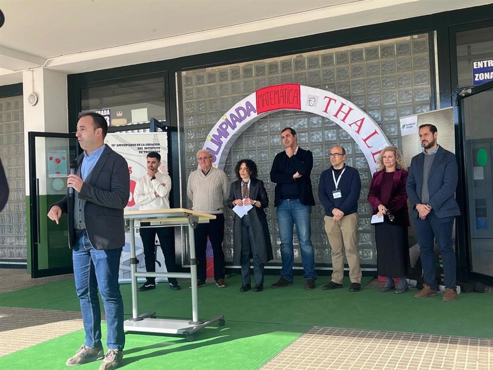 Inauguración de XL Olimpiada Matemática Thales en Trigueros (Huelva).