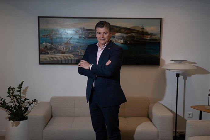 El presidente de Pimec, Antoni Cañete, en una entrevista de Europa Press