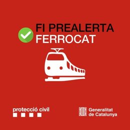 Aviso del fin de la prealerta