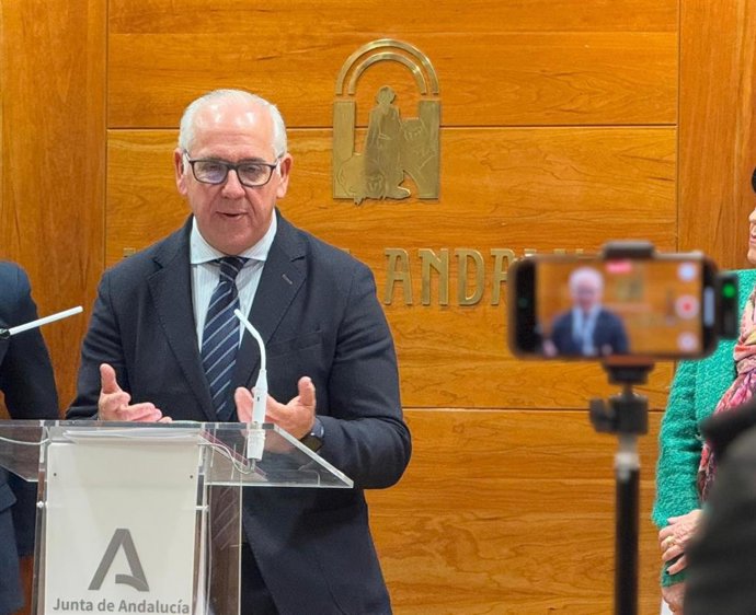 Archivo - El delegado de la Junta en Jaén, Jesús Estrella.