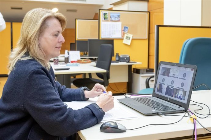 La consejera de Desarrollo Rural, Ganadería, Pesca y Alimentación, María Jesús Susinos, participa por videoconferencia en el Consejo Consultivo de Política Pesquera y Política Agrícola