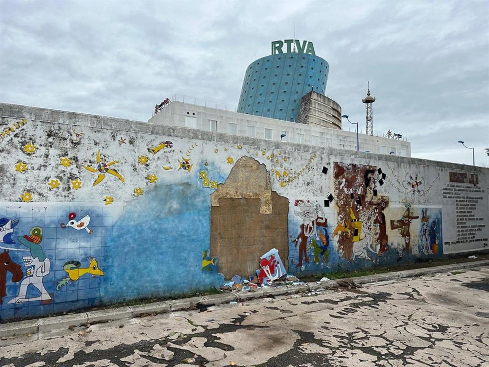 Imagen del mural Verbo América