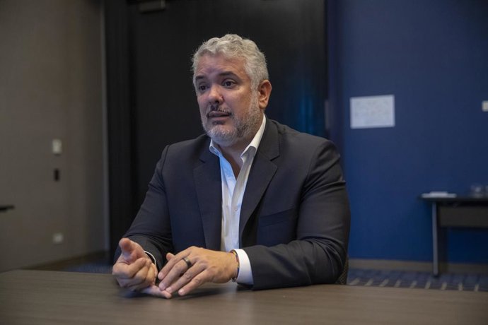 Archivo - Arquivo - 23 de outubro de 2024, Lima, PERU: lima 23 de outubro de 2024. ex-presidente da Colômbia Iván Duque