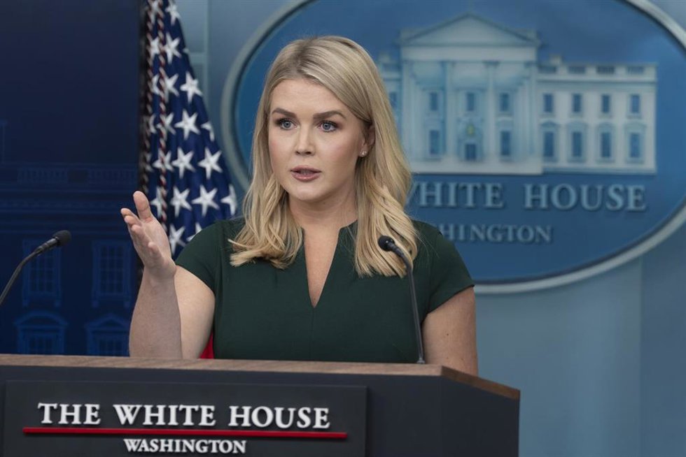 La portavoz de la Casa Blanca, Karoline Leavitt