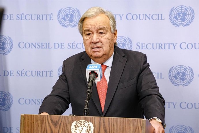 Archivo - Arquivo - Secretário-Geral da ONU, António Guterres