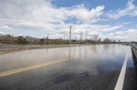 La borrasca Laurence provoca cortes de tráfico en ocho carreteras del sur de Badajoz