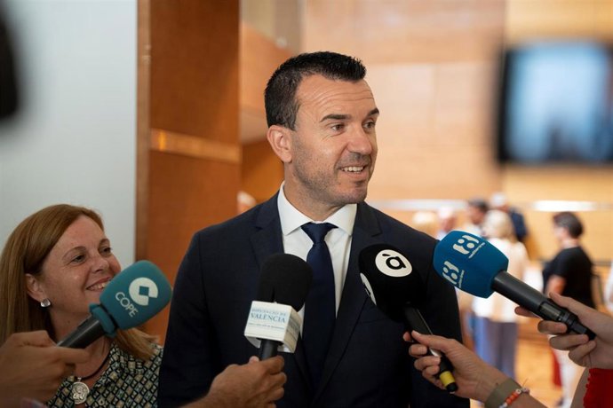 Archivo - El presidente de la Diputación de Valencia, Vicente Mompó, en imagen de archivo. 