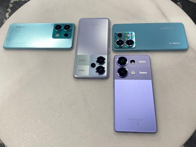 Archivo - La serie de 'smartphones' de Xiaomi, Redmi Note 13.