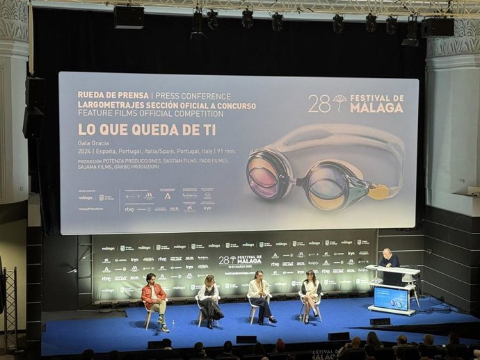 Rueda de prensa de 'Lo que queda de ti' en el Festival de Cine de Málaga