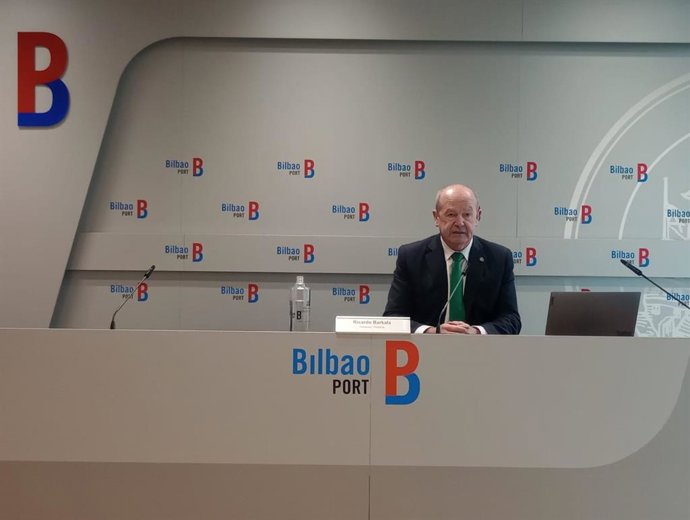 El presidente del puerto de Bilbao, Ricardo Barkala