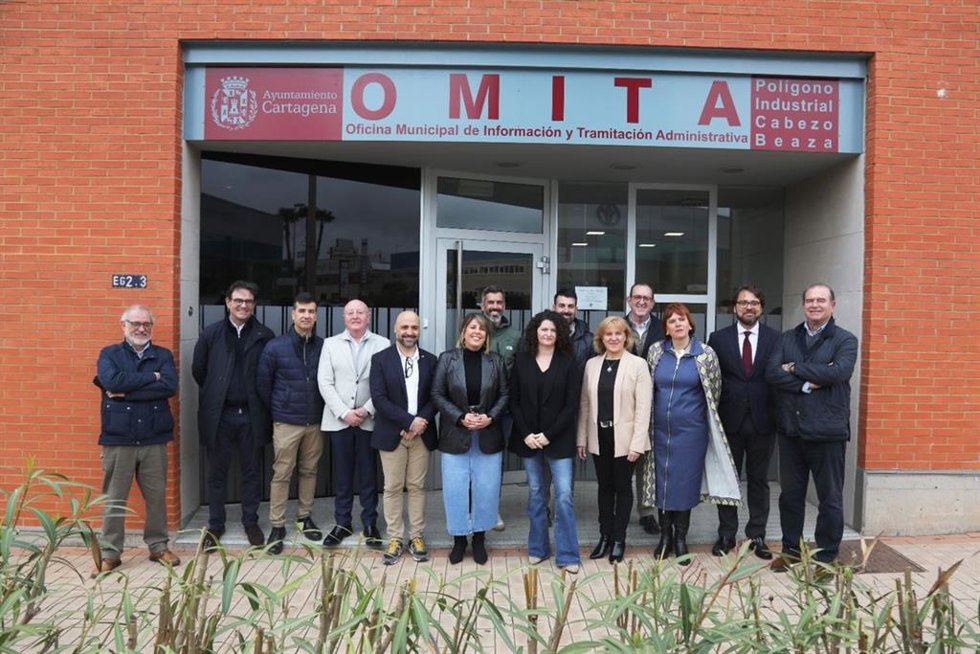 Apertura de la Oficina Municipal de Información y Trámites Administrativos (OMITA) en el polígono industrial Cabezo Beaza de Cartagena