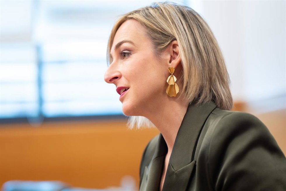 La portavoz del Gobierno Vasco, María Ubarretxena