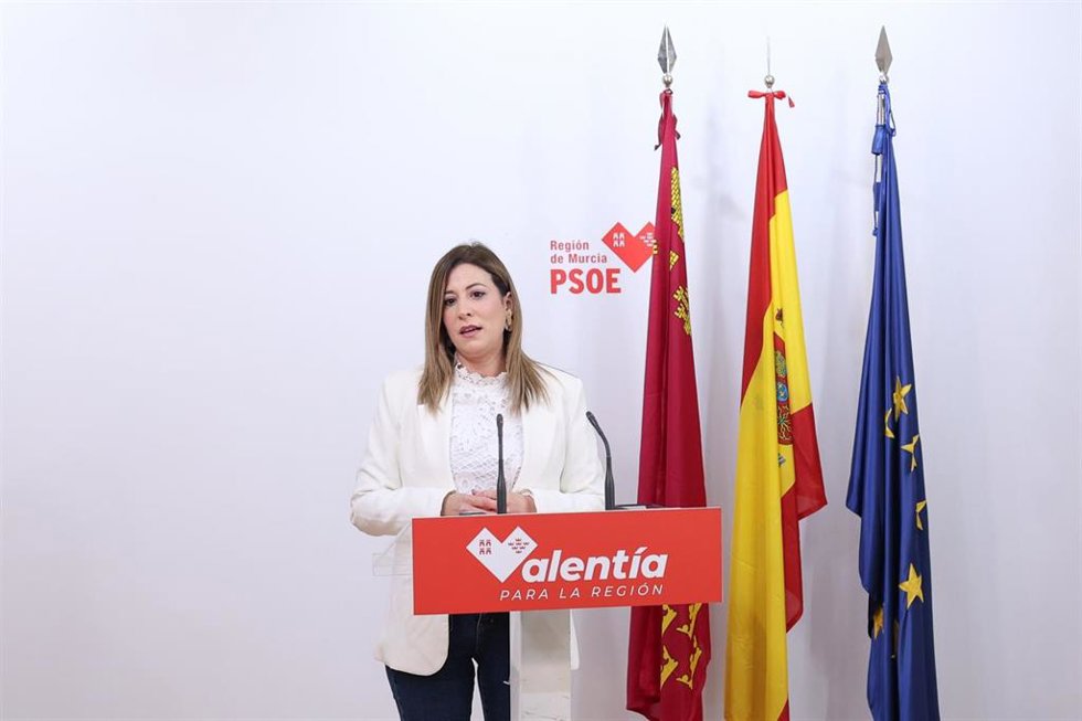 La portavoz del PSRM-PSOE, Isabel Gadea