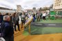 El parque infantil de la plaza de las Estaciones de Santander triplica su espacio y estrena circuito vial