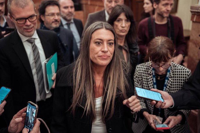 Archivo - La portavoz de Junts en el Congreso, Miriam Nogueras, a 22 de enero de 2025, en Madrid (España). 