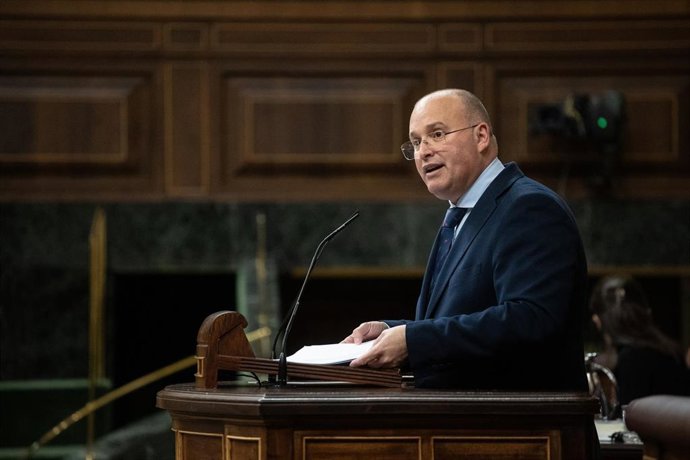 El portavoz del PP en el Congreso, Miguel Tellado.