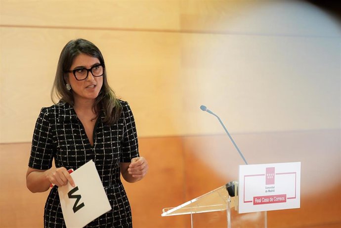 Archivo - La portavoz de Más Madrid en la Asamblea de Madrid, Manuela Bergerot.