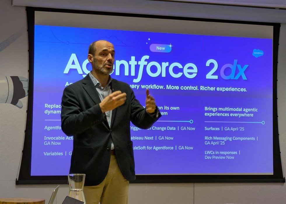 El director de Ingeniería de Soluciones en Salesforce Iberia, Gonzalo Goñi.