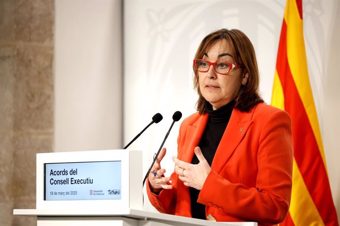 La consellera de Territori de la Generalitat i portaveu del Govern, Sílvia Paneque