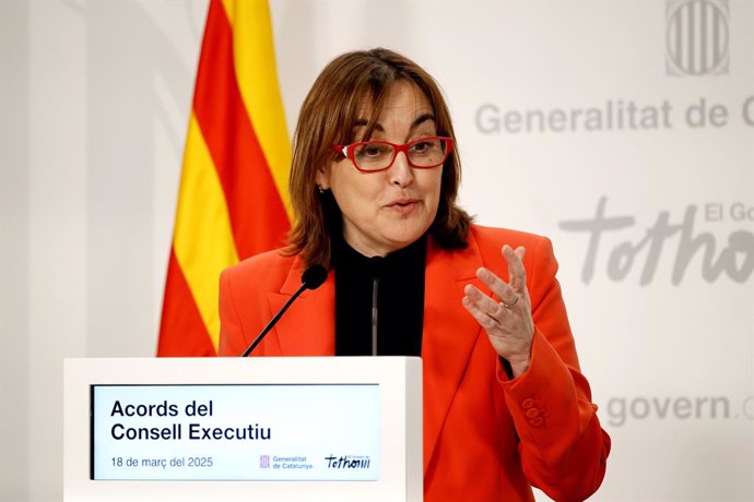 La consellera de Territori, Habitatge i Transició Ecològica, Sílvia Paneque