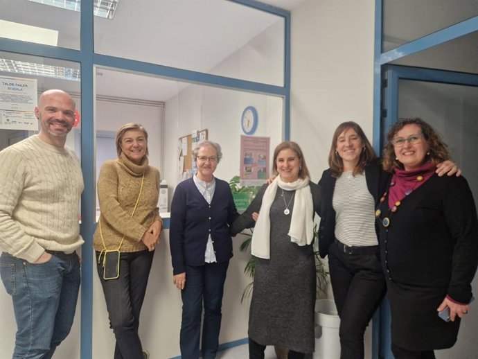 Visita de miembros de la Fundación Iberdrola España a Caritas Bizkaia