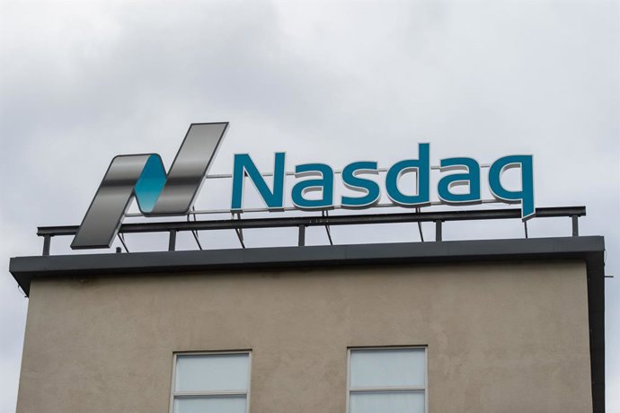 Archivo - Logo de Nasdaq.
