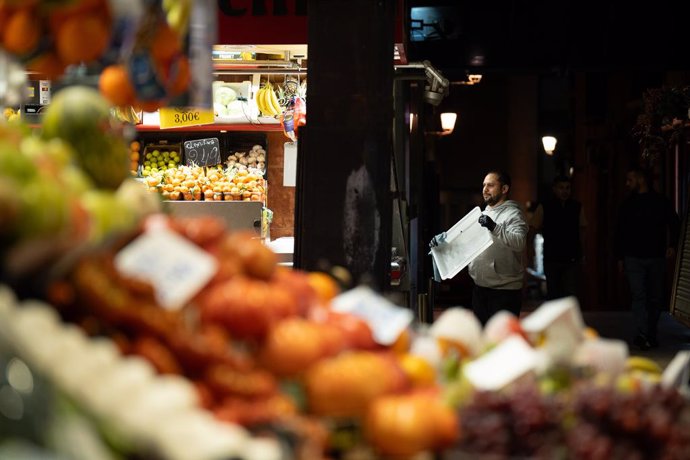 Archivo - Imatge d'arxiu del mercat de la Boqueria