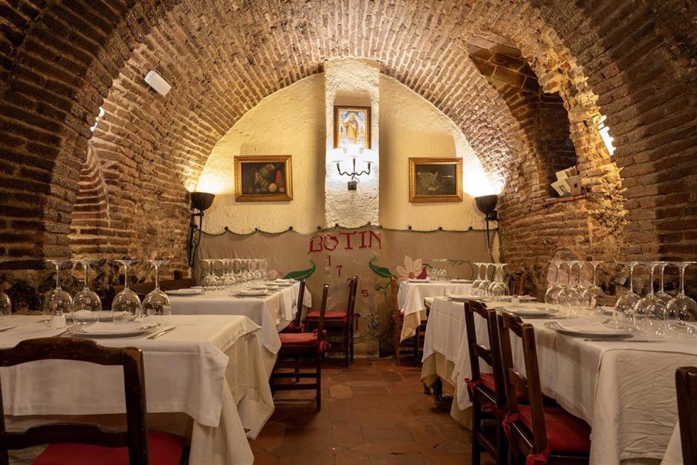 Interior del restaurante Botín