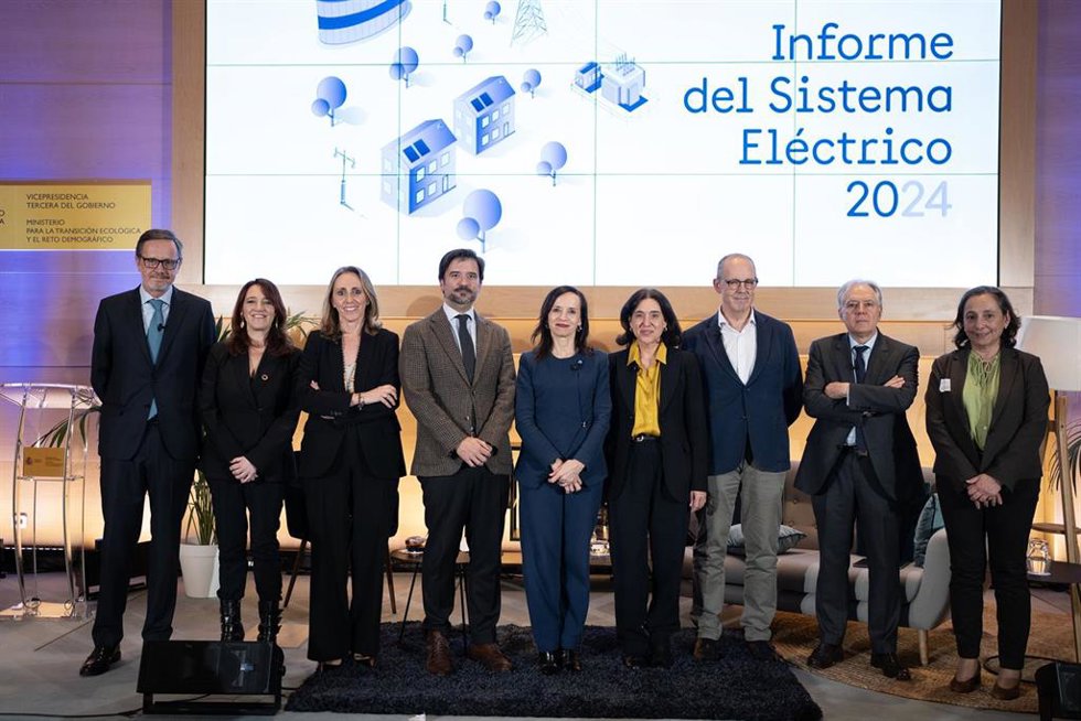 Presentación del 'Informe del sistema eléctrico español 2024' y 'Las renovables en el sistema eléctrico español 2024', elaborados por Red Eléctrica