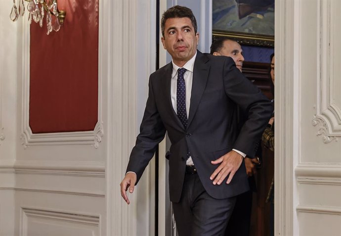 El president de la Generalitat valenciana, Carlos Mazón. 