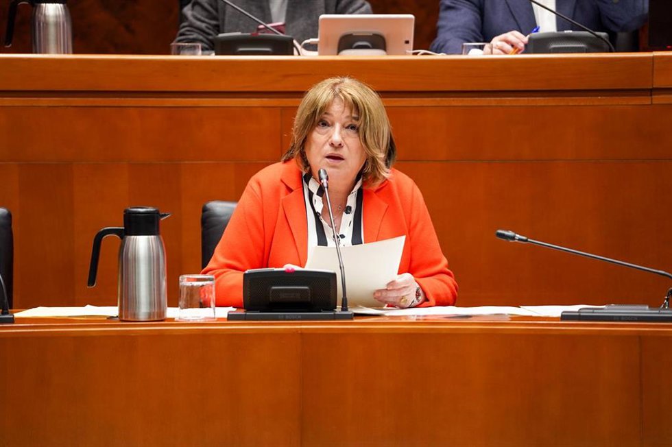 La consejera de Educación, Cultura y Deporte del Gobierno de Aragón, Tomasa Hernández.
