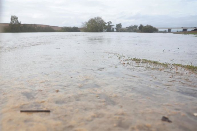 Archivo - El rio Guadiana a su paso por la SE-40 en una imagen de archivo