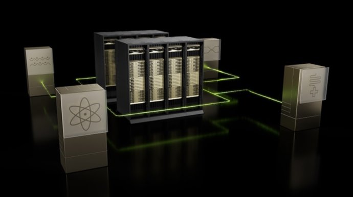 Protótipo do Nvidia Accelerated Quantum Research Center (NVAQC)